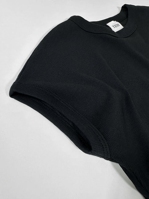 SHORT SLEEVE RIB TEE / Y241-81020-5